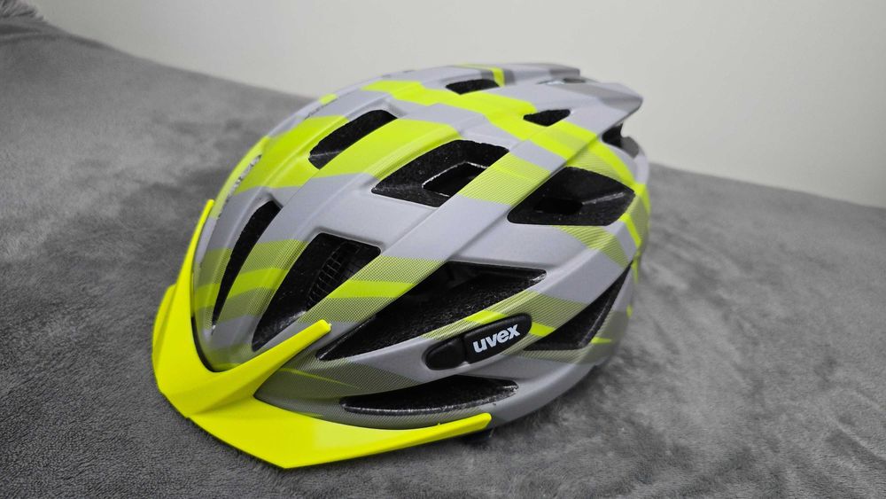 UVEX Air Wing CC grey lime matt Kask Rowerowy rozmiar 52-57cm
