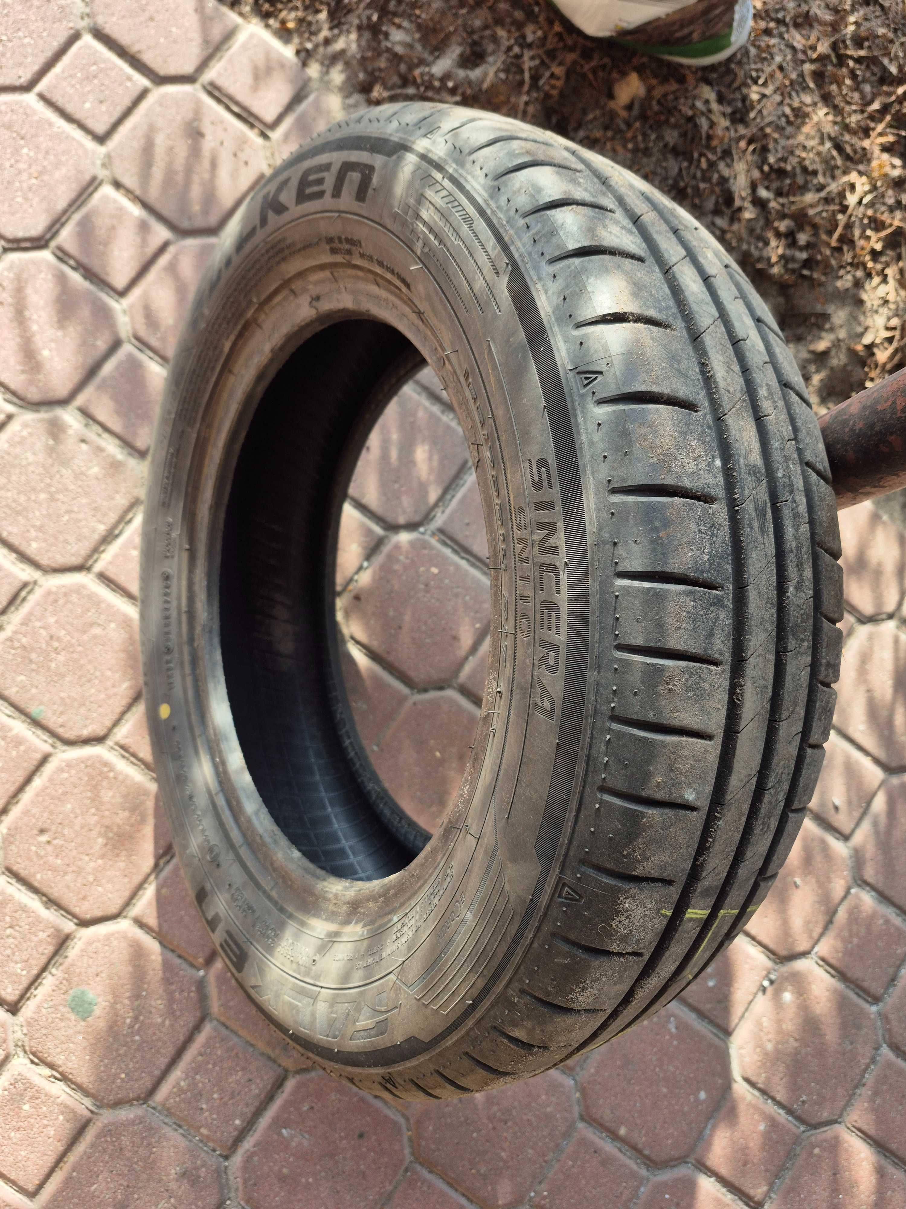 Felgi stalowe 14' 5x100 Skoda Fabia III +opony lato zima
