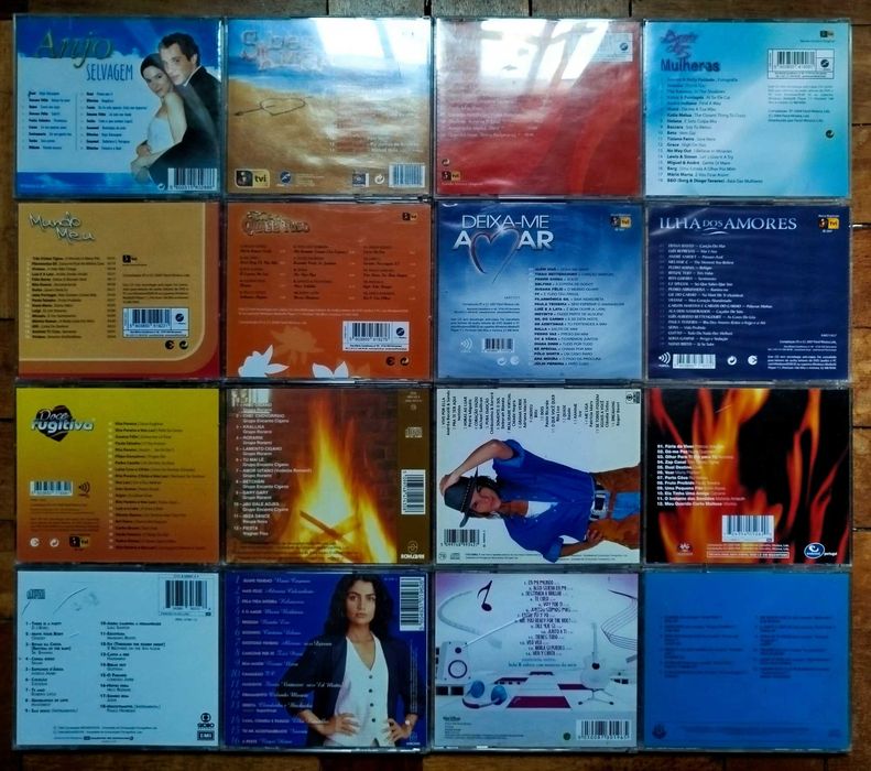 CDs Música Novelas Banda Sonora TVI SIC Disney Brasileiras TODOS=120€
