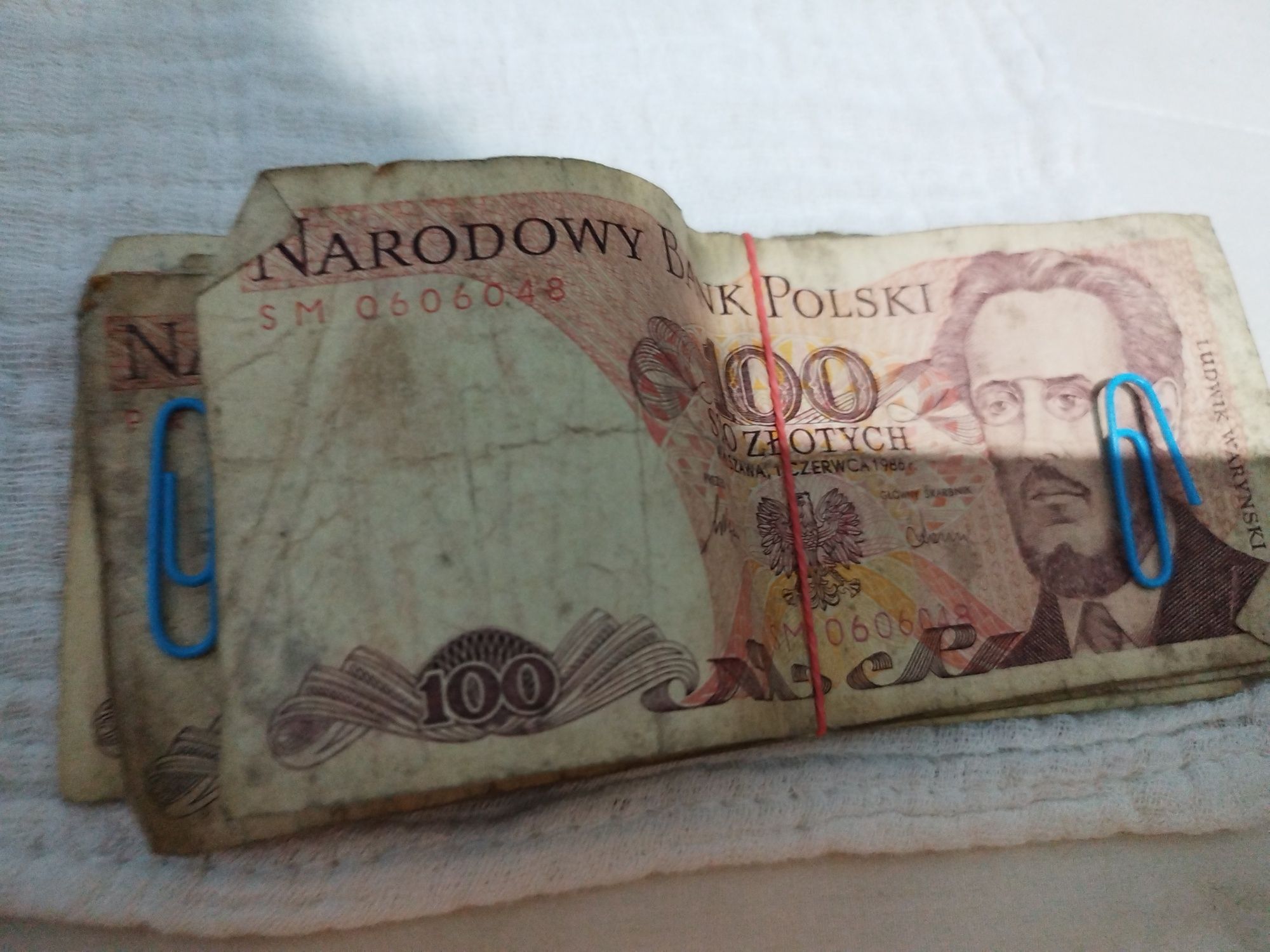 Stare banknoty polskie prl