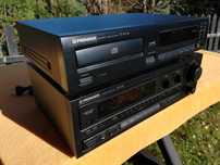 PIONEER SX-202R Amplituner + PIONEER PD-102 CD + Pilot + Instrukcje