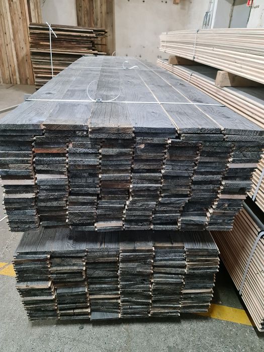 postarzane deski szare,szczotkowane