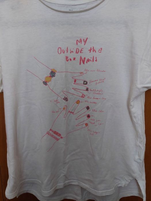 Camisola manga curta branca da zippy