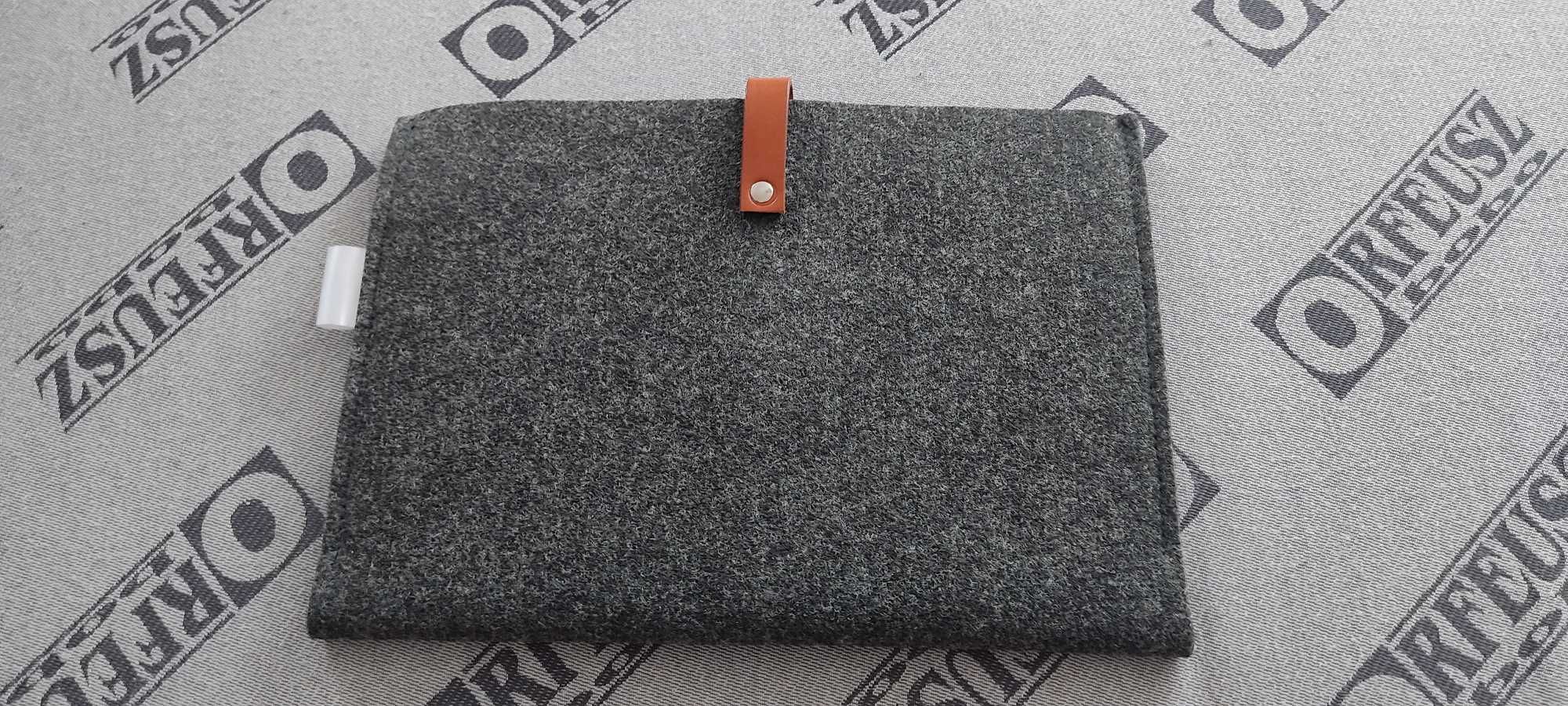 Nowe etui filcowe brąz szary pokrowiec tablet