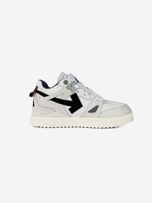 Чоловічі кросівки Off-White Sponge білий з чорним OF003 ТОП