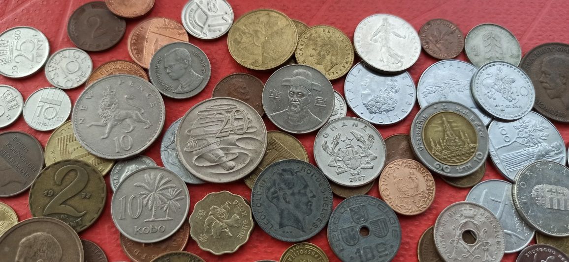 Набор, мікс 500 монет світу без СССР та Росії