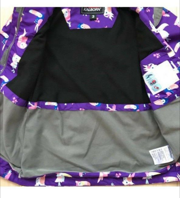 Демисезонная термо куртка для девочки,фирма Kalborn,размер 116-122