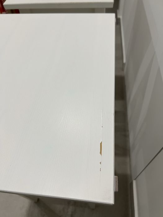 Stolik nocny Ikea Hemnes lite drewno biały bejcowane szuflada