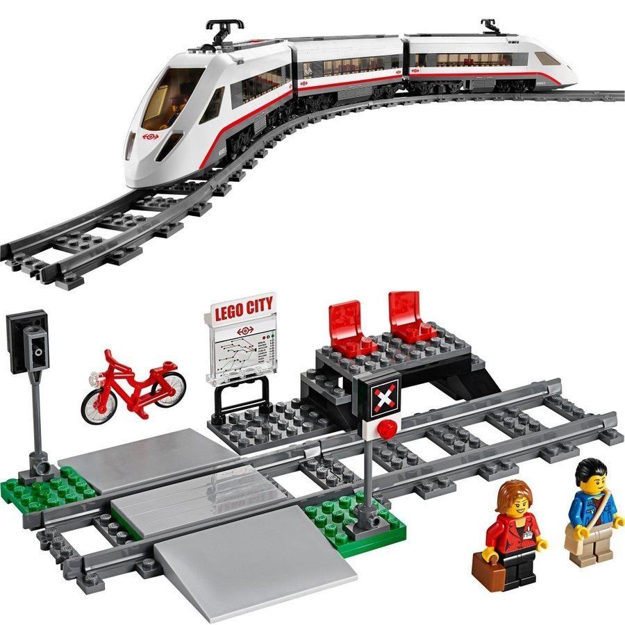 Конструктор LEGO City Trains Швидкісний пасажирський поїзд (60051)