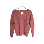 Only Sweter Damski Elegancki Wygodny Ciepły Różowy Rozmiar L