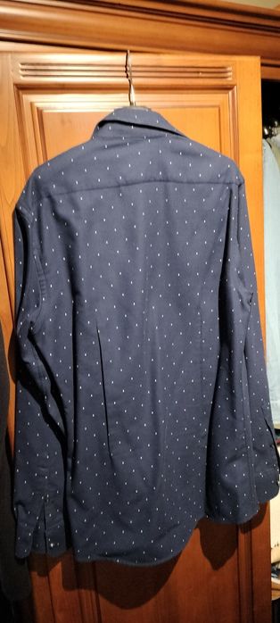 Camisa Zara Slim fit azul