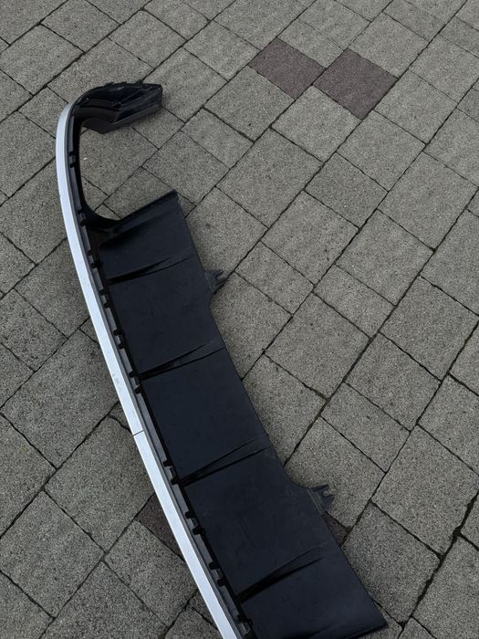 Задній дифузор на Audi a4 b9 2018 під 4 труби