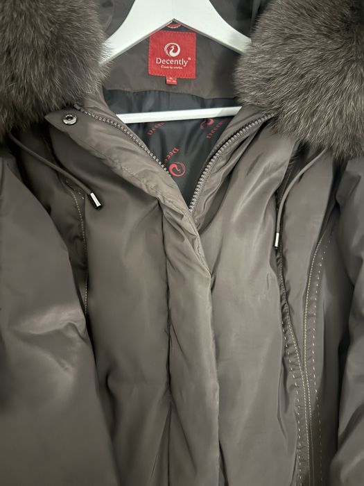 Пальто пуховик хл