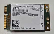Modem Wwan 4G LTE MC7355 SIERRA 5G51W PCI-E Vaio Dell Hp