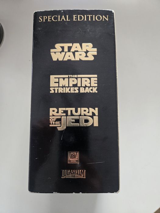 Star Wars Trilogy na VHS