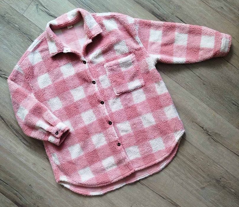 Сорочка куртка в клітинку NEXT дівчинці розмір 13 років