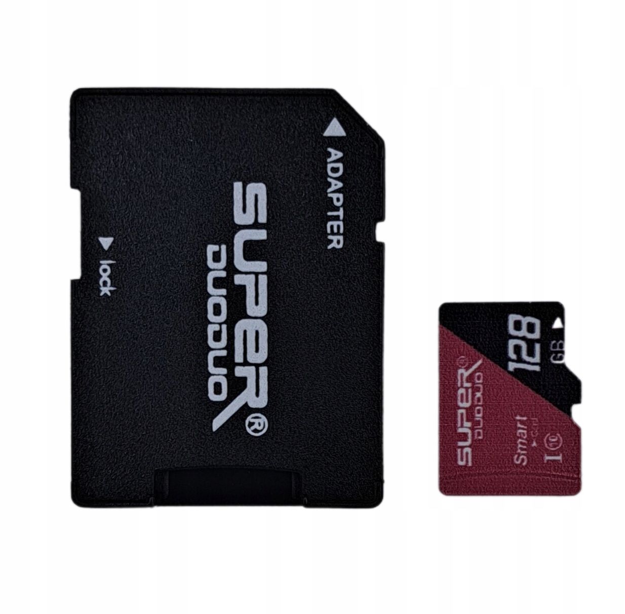 128GB Karta pamięci memory card SUPER DUODUO Smart micro SD+ adapter