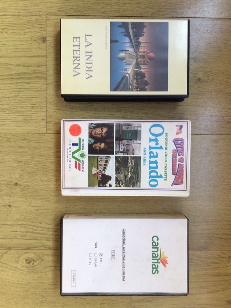 Cassetes tutisticas VHS