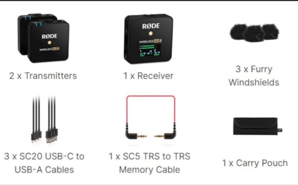 Mikrofon Rode wireless go II
