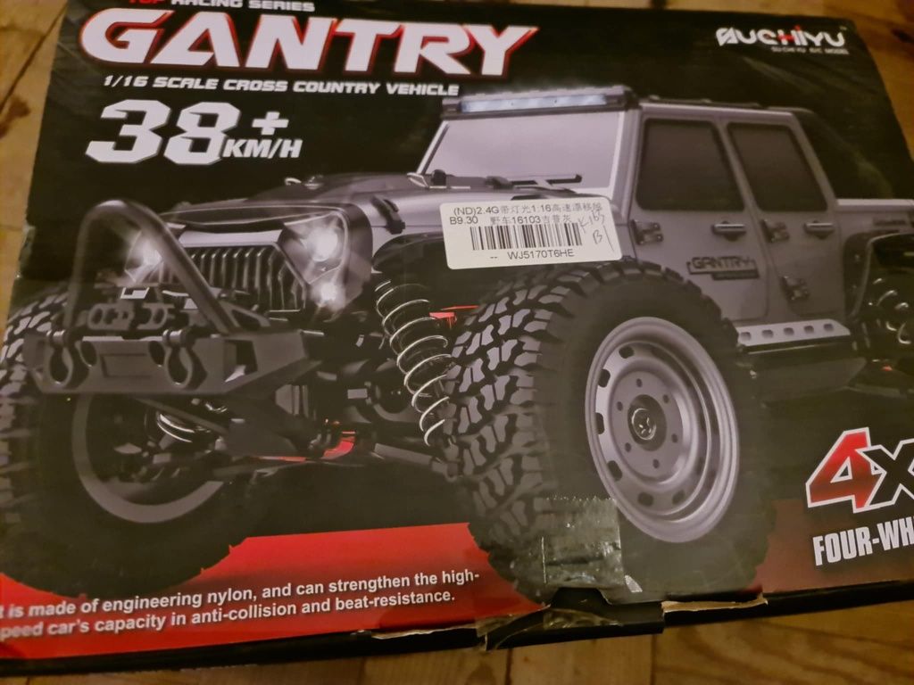 Carro rc a bateria