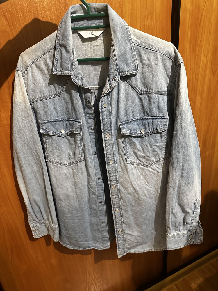 Jeansowa koszula h&m S