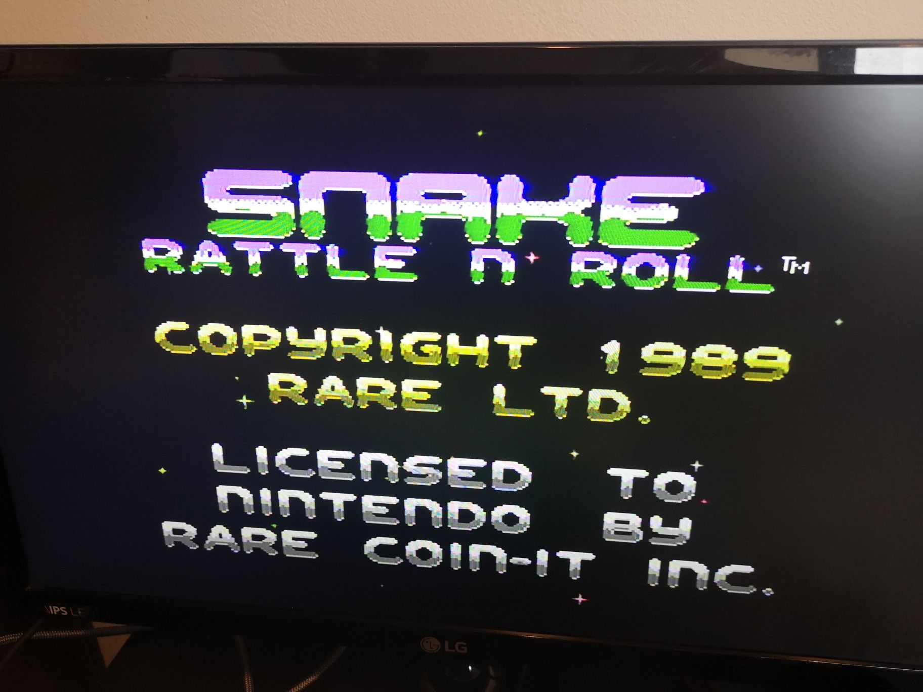 Snake Rattle n Roll NES Nintendo gra PAL ANG (oryginał testowany)
