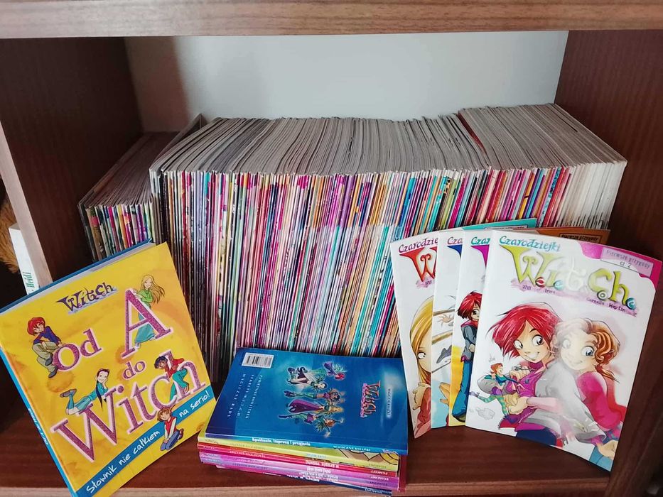 WITCH komiksy 1–190 bez pięciu nr, wyd. specjalne, książki kolekcja