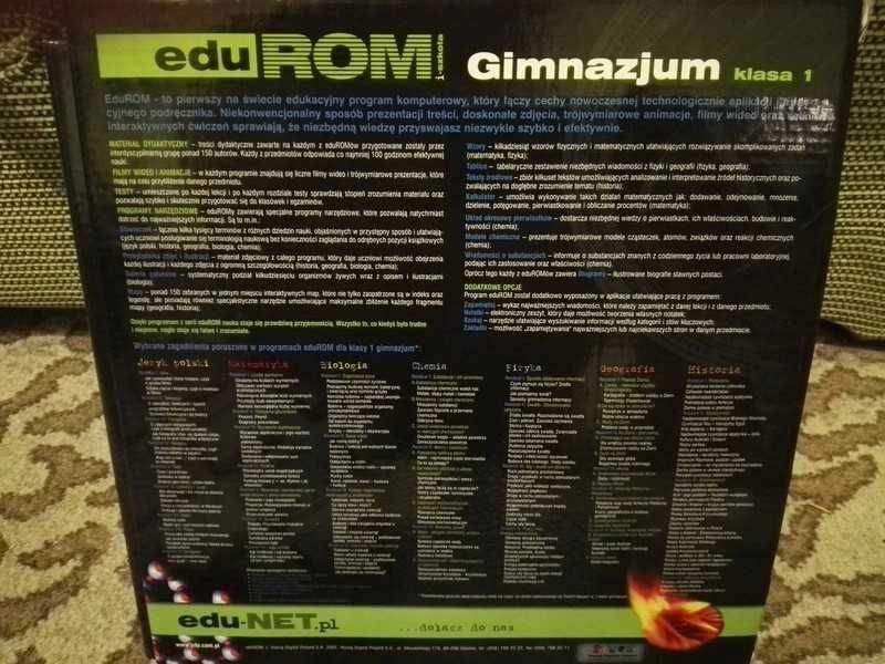 Edu Rom Gimnazjum kl 1