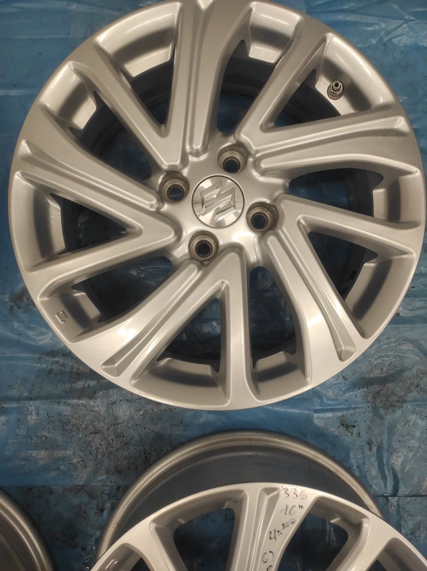 336 Felgi aluminiowe ORYGINAŁ SUZUKI R 16 4x100 Bardzo Ładne Czujniki