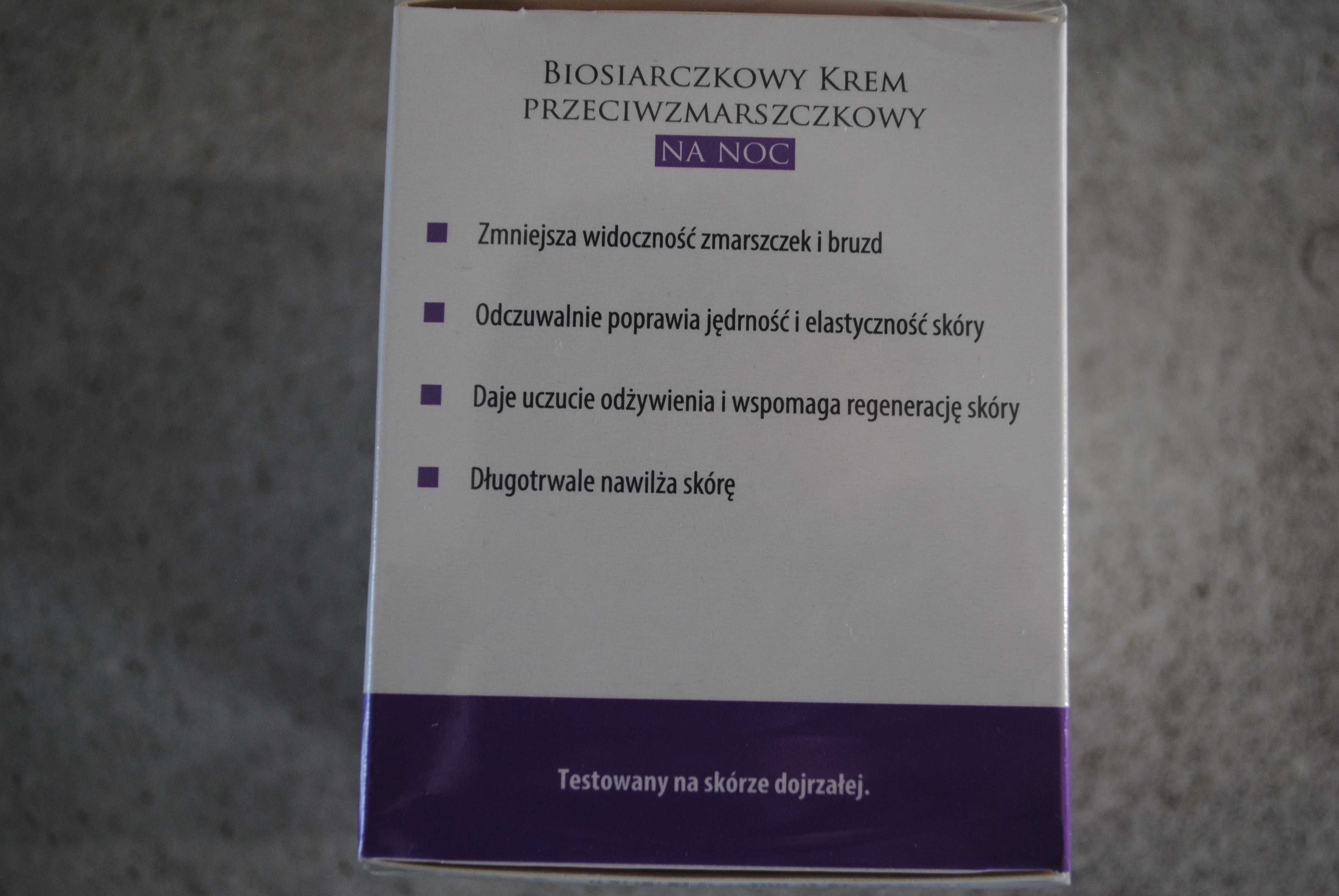 Biosiarczkowy krem przeciwzmarszczkowy na noc BALNEO 50ml