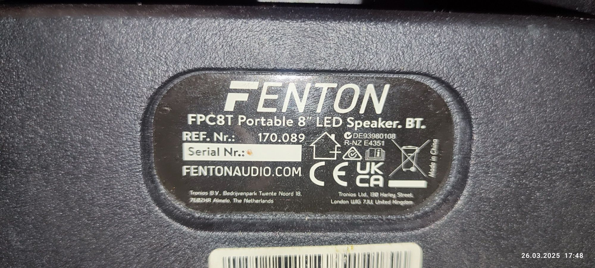 Kolumna Fenton FPC8T