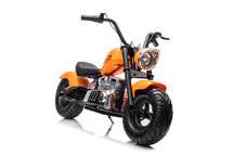 350W 36v POM KOŁA Motor na akumulator Motorek Chopper Warrior Pomarań