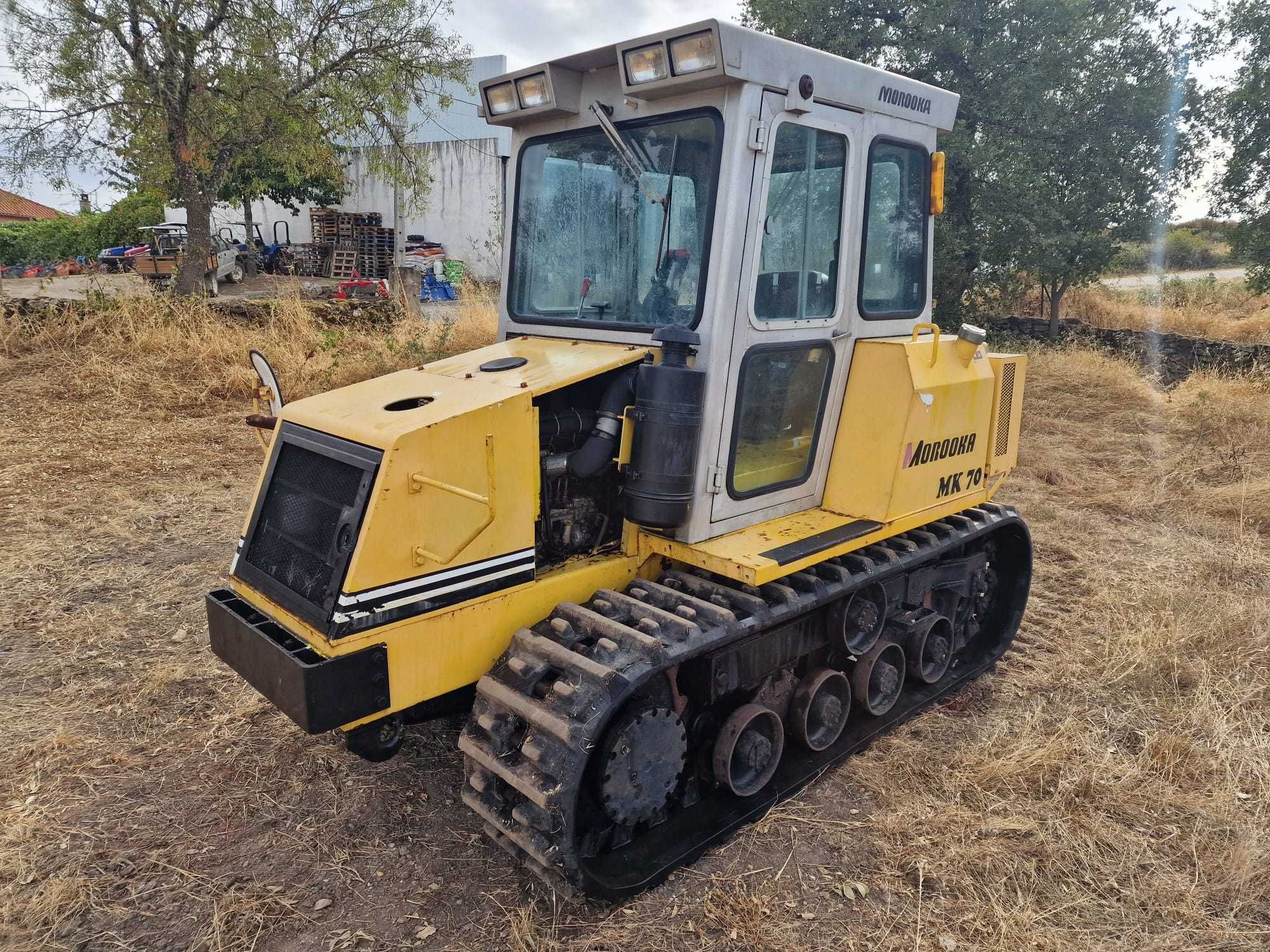 Trator de lagartas / Lagarteiro Morooka MK 70 - Fabrico Japonês - 70cv