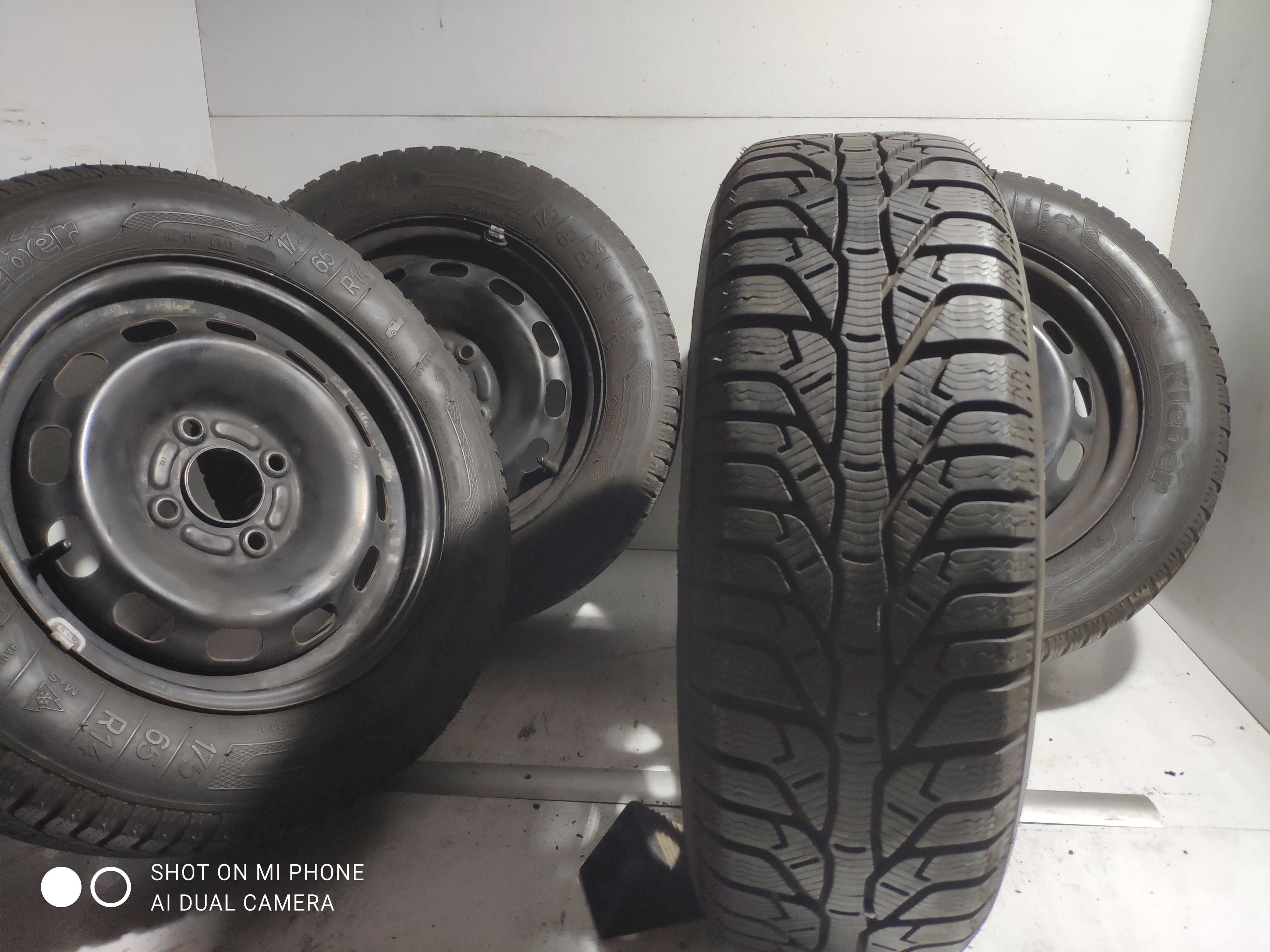 Koła opony felgi 175/65R14 zimowe FORD 4x108 komplet 4szt KLEBER winte