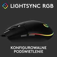 Mysz LOGITECH G102 Lightsync Czarny
Stan idealny gaming podświetlenie