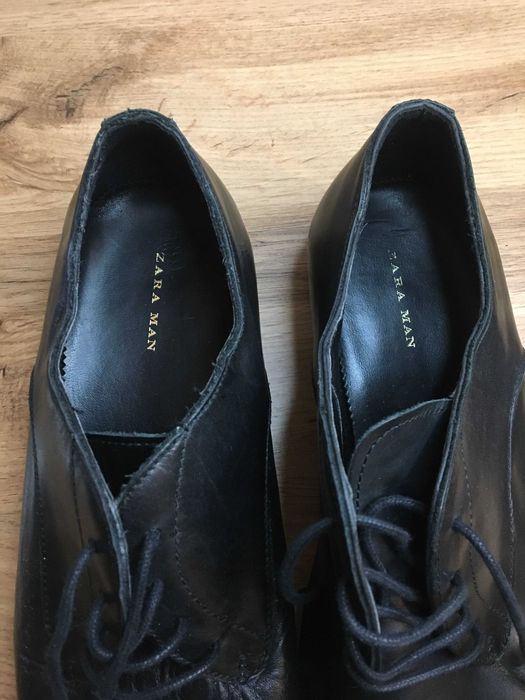 Туфли кожаные классические ZARA MEN р 41