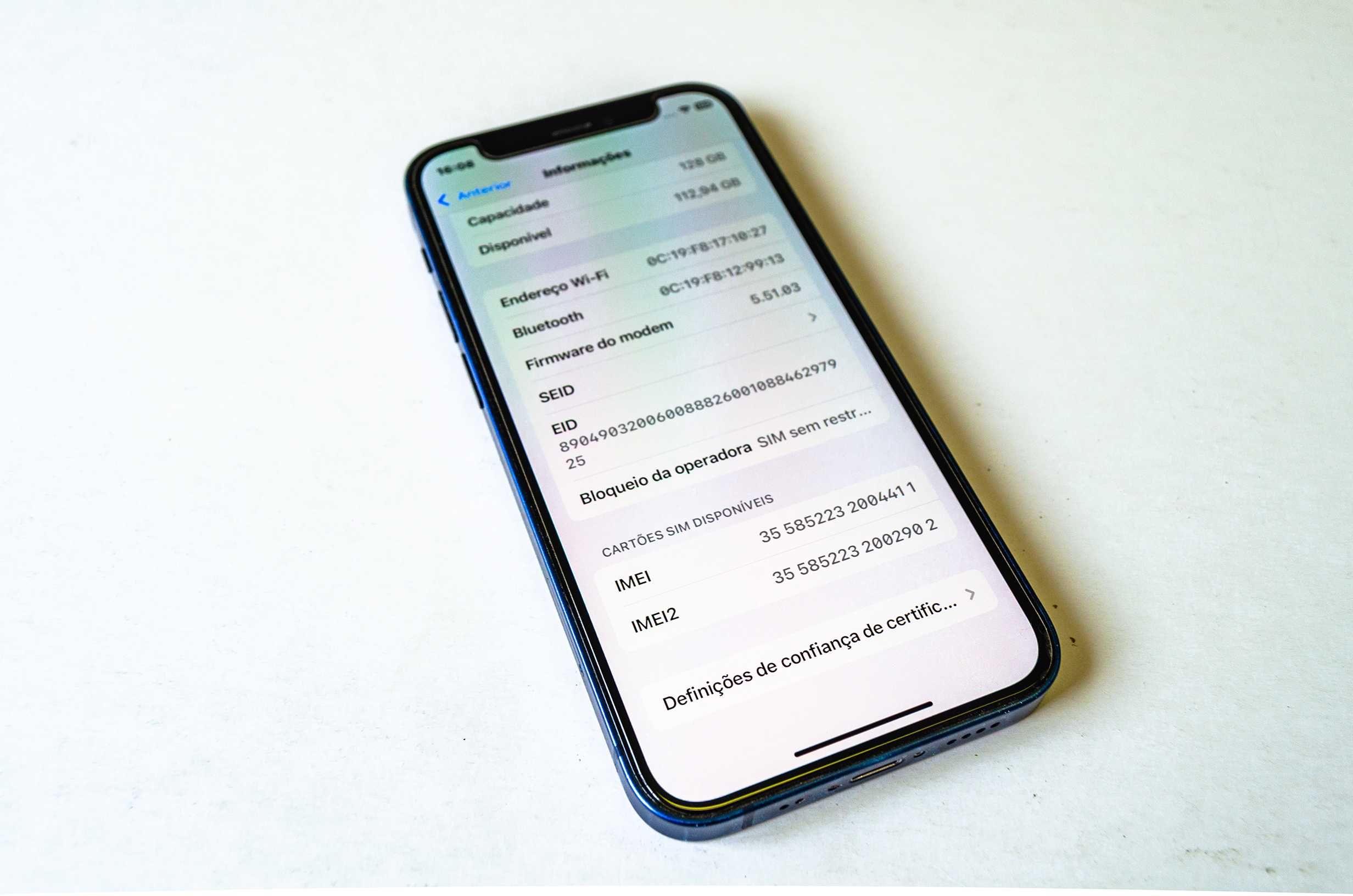 Apple iPhone 12 Mini Azul 128 Gb Dual Sim [Excelente estado]