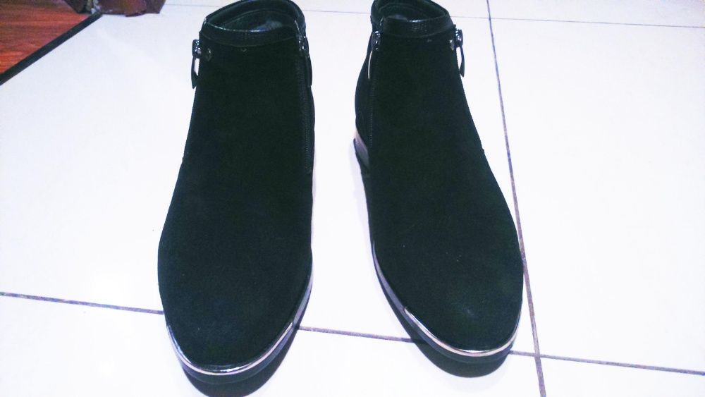 Зимние ботинки замша 40 размер PREGO