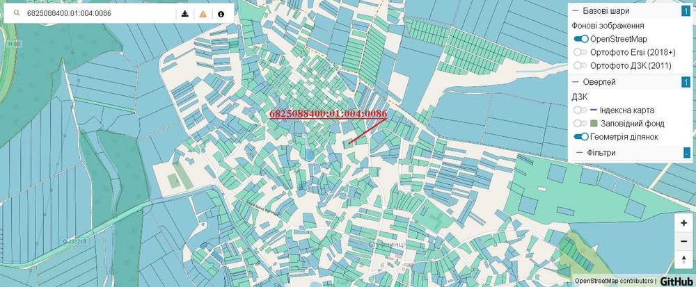 Продаж земельної ділянки 25 сот. Хмельницька обл., с.Стуфчинці  10500$