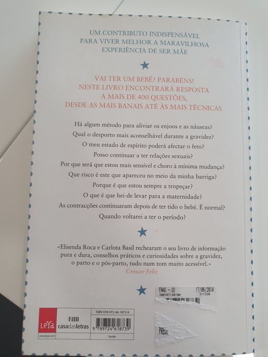 Livro vamos ser pais, guia da gravidez, parto e pós parto