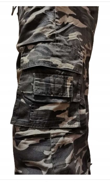 OCIEPLANE POLAREM spodnie moro rozmiary od M do 4XL