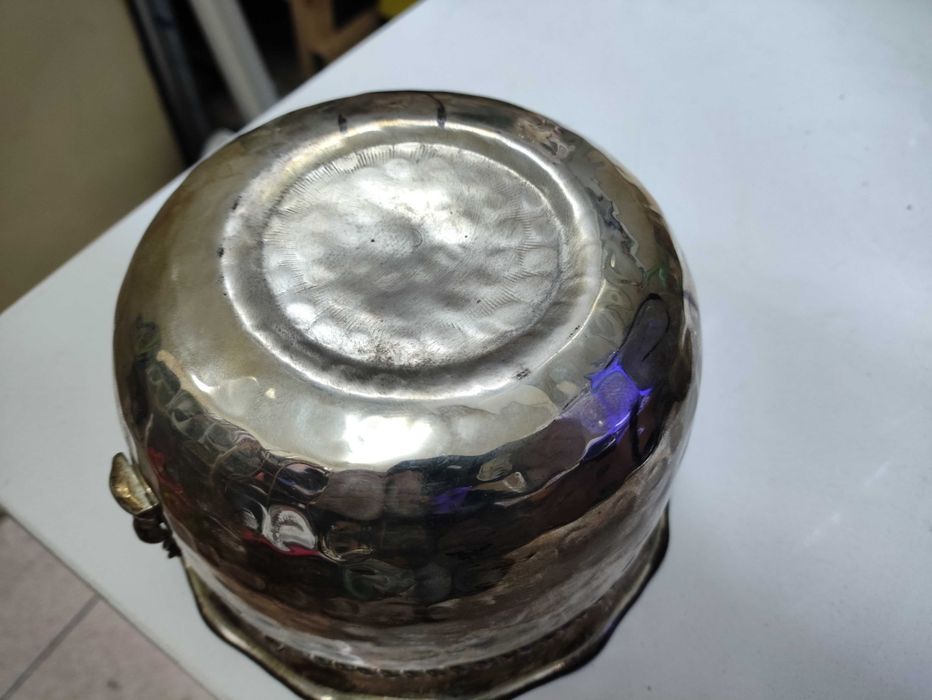 Taça de casquinha de prata  vintage