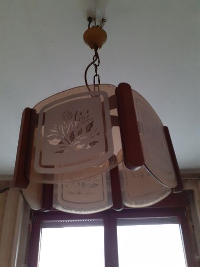 Lampa wisząca w bdb stanie , lata 80'