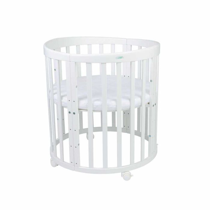 Okrągłe łóżeczko dziecięce Waldin 7w1