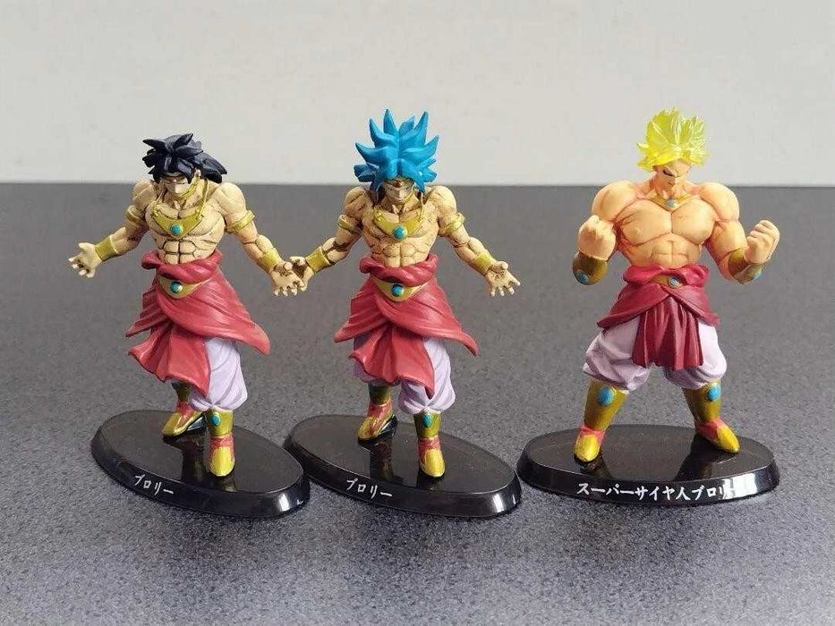 Lote DBZ Soul Of Hyper Figuration de 3 Brolys usados: SS Broly & Broly