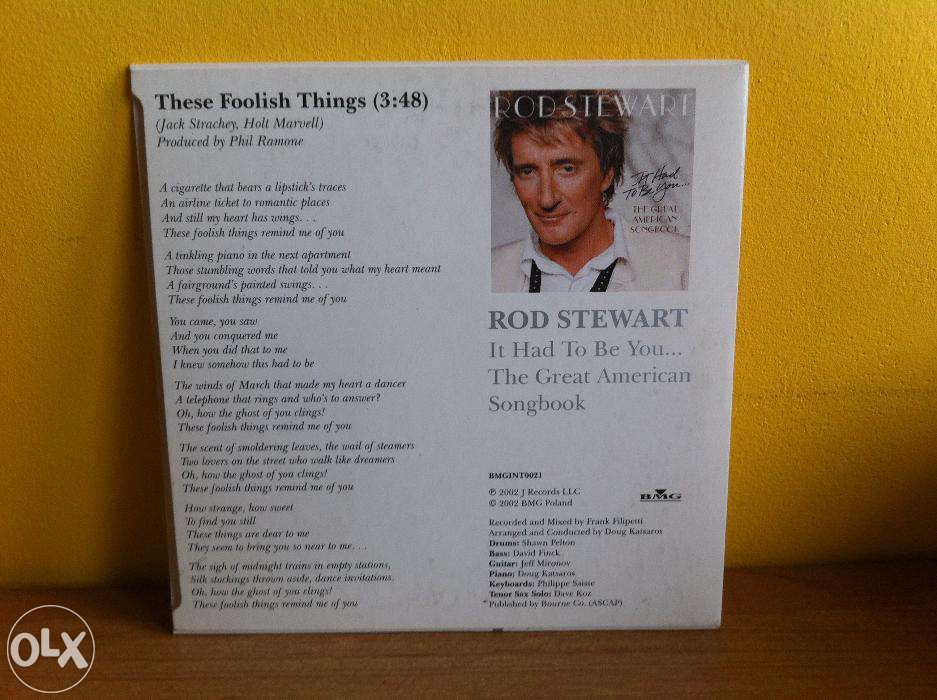 Rod Stewart singiel These foolish things