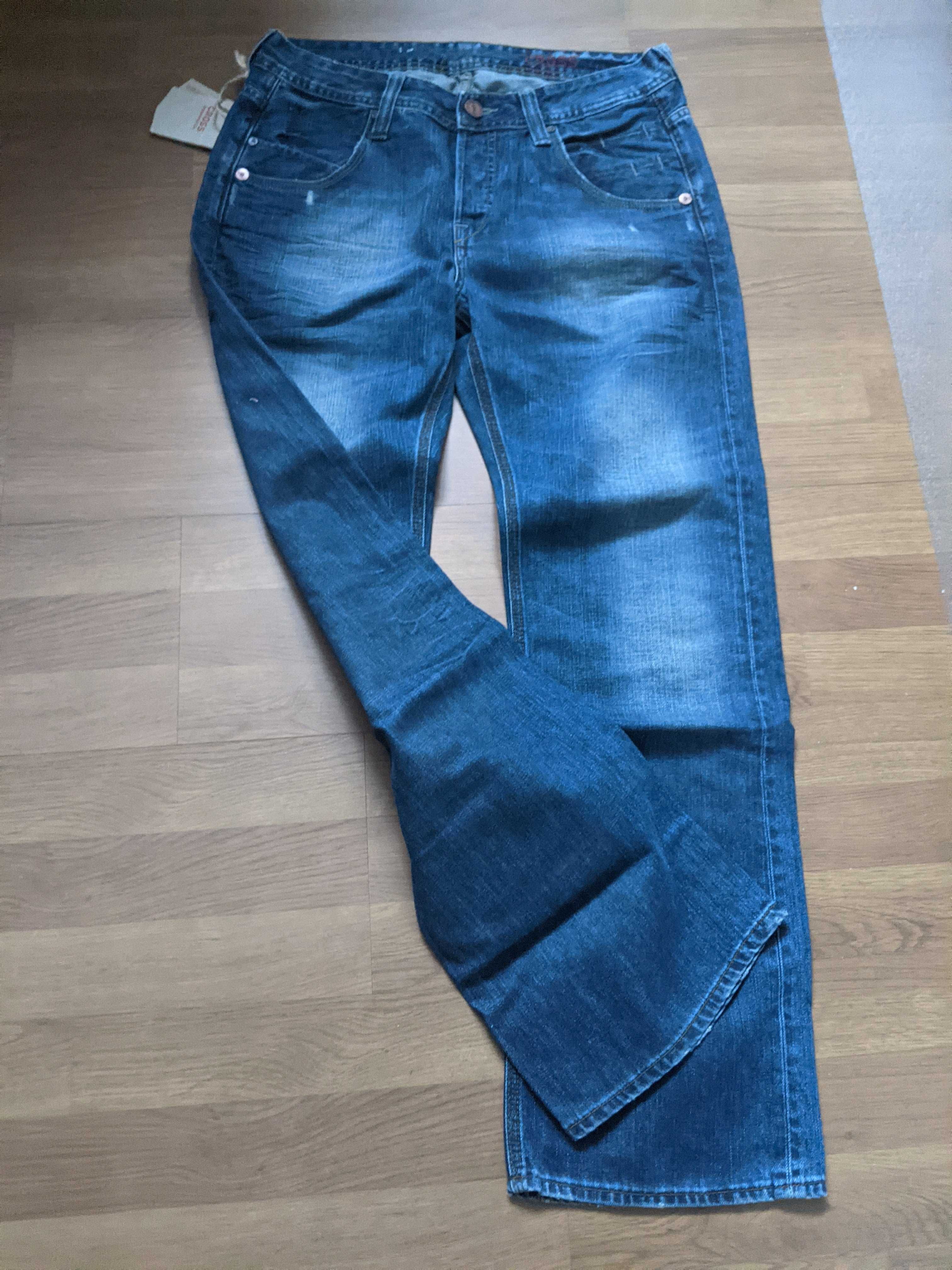 SPODNIE męskie jeans XL GROSS 31/30 pas 84 dziury NOWE