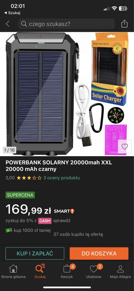 Power bank 20000mah