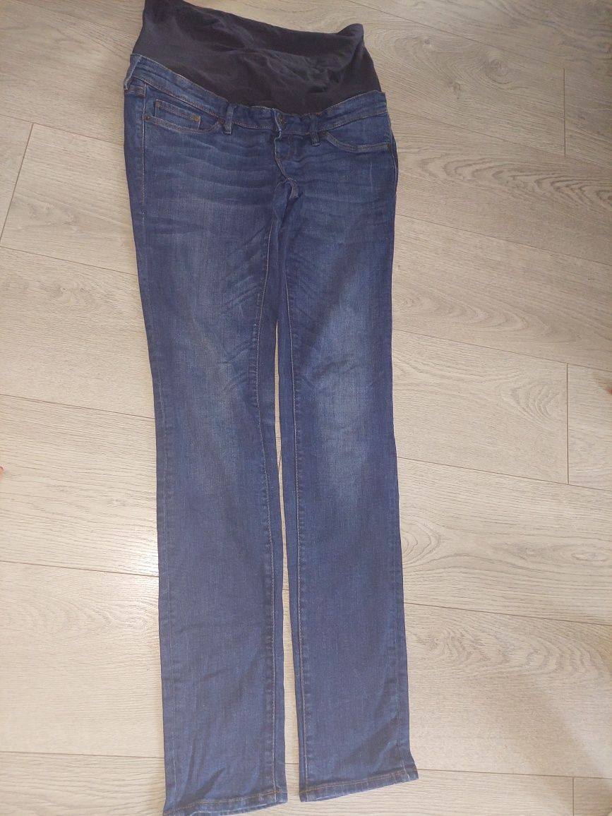 Spodnie ciążowe H&M mama slim r.36