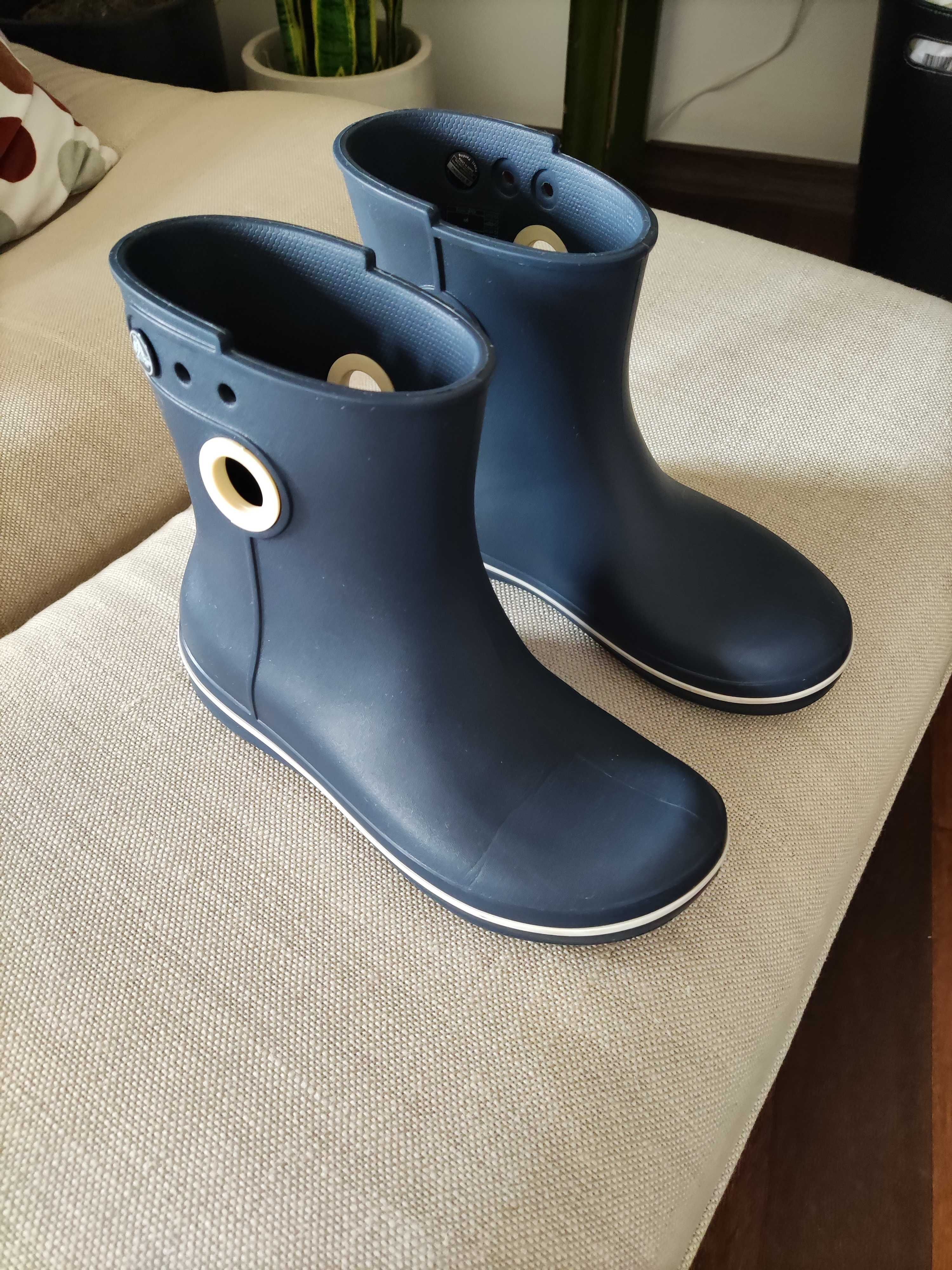 Galochas Crocs w6 36/37 Azuis Escuras